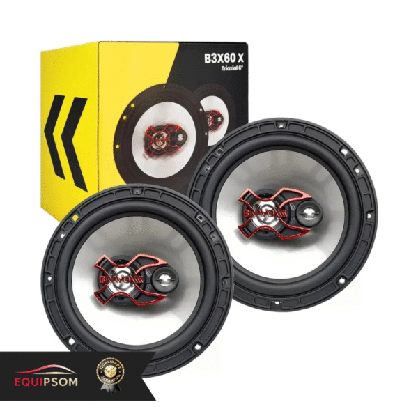 Se você busca melhorar a qualidade sonora do seu veículo sem complicações, o Alto-Falante Triaxial Bravox B3X60X é a escolha ideal. Com design triaxial, oferece reprodução equilibrada de graves, médios e agudos, garantindo uma experiência sonora superior.