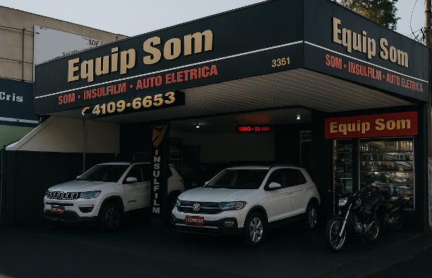 Contate a melhor Loja de som e acessórios automotivos. uma autoeletrica perto de voce e com alta qualidade em seus produtos